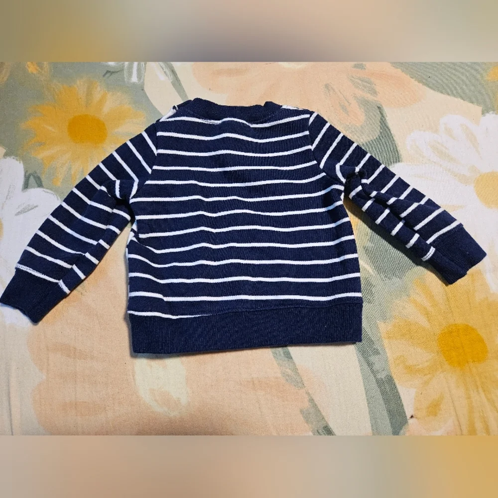 Carter's - Navy and White Striped Baby Sweater